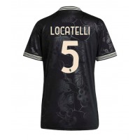 Stroje piłkarskie Juventus Manuel Locatelli #5 Koszulka Trzeciej dla damskie 2025-26 Krótki Rękaw